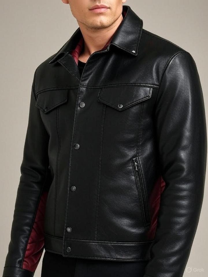 German Police Leather Jacket - Etsy