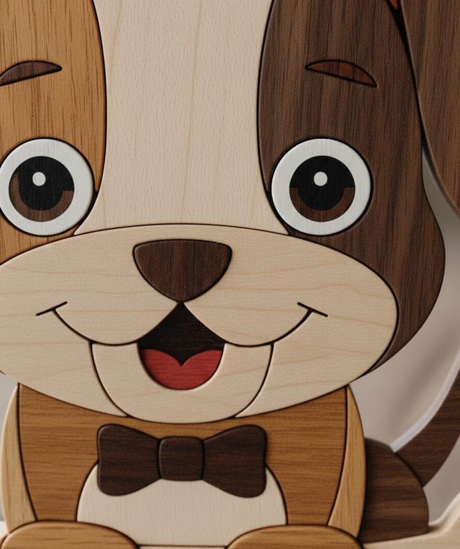 Puppy Intarsia Pattern PDF, Dog Scroll Saw Template, Pet Lover Wood ...