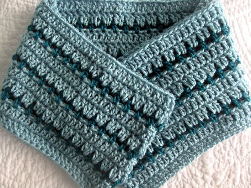 CROCHET PATTERN PDF - Striped Crochet Cowl / Infinity Scarf -- Free ...