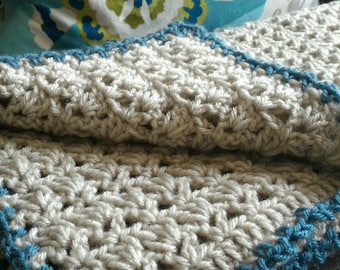 Crochet Baby Leo Blanket - PDF PATTERN - Baby/Toddler/Crib Blanket - Instant Download - Free Shipping