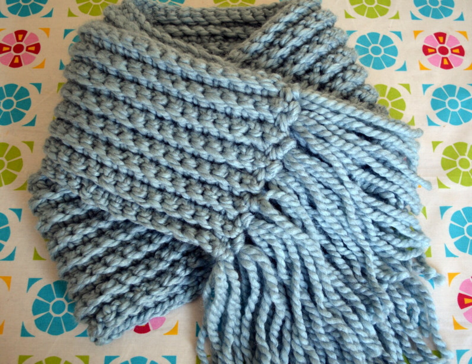 CROCHET PATTERN PDF Bulky Crochet Ribbed Scarf Free Etsy