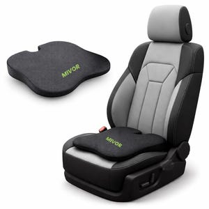 Orthopedic Memory Foam Car Seat Cushion Ergonomic Tailbone Pressure Relief Pad