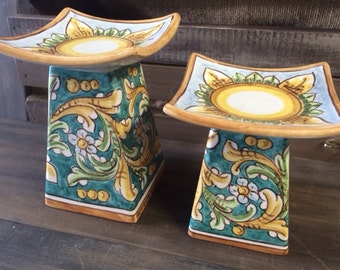 Maiolica Candle holder