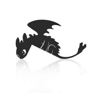 Toothless Dragon Metal Door Topper image 5