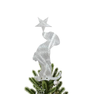 Dachshund Star Christmas Tree Topper, Dachshund, Holiday Decoration, Christmas Gift, Handmade