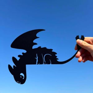 Toothless Dragon Metal Door Topper image 4