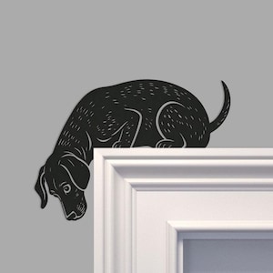 German Shorthaired Pointer Metal Door Topper