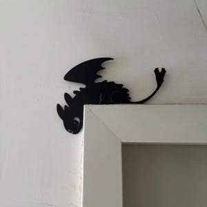 Toothless Dragon Metal Door Topper image 3