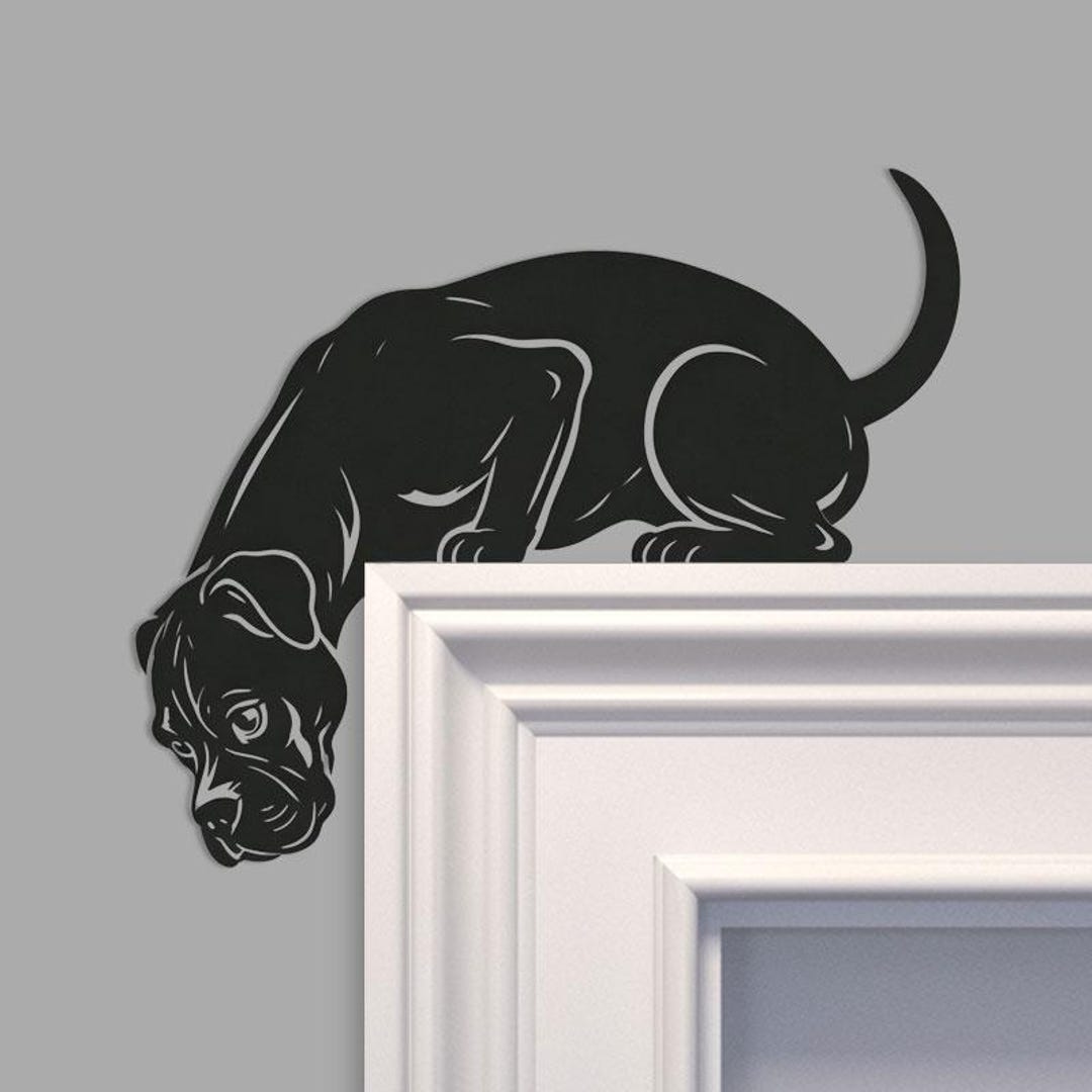 Boxer Metal Door Topper - Etsy