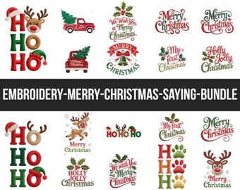 Christmas Saying PNG Bundle, Holiday Quotes (Digital Download)