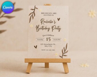 Invitación de cumpleaños "¡Bro, es mi cumpleaños!", Fiesta de cumpleaños "¡Bro!", Tarjeta de cumpleaños neón, Cumpleaños de adolescente, Invitación para fiesta de chico adolescente, Para cualquier edad