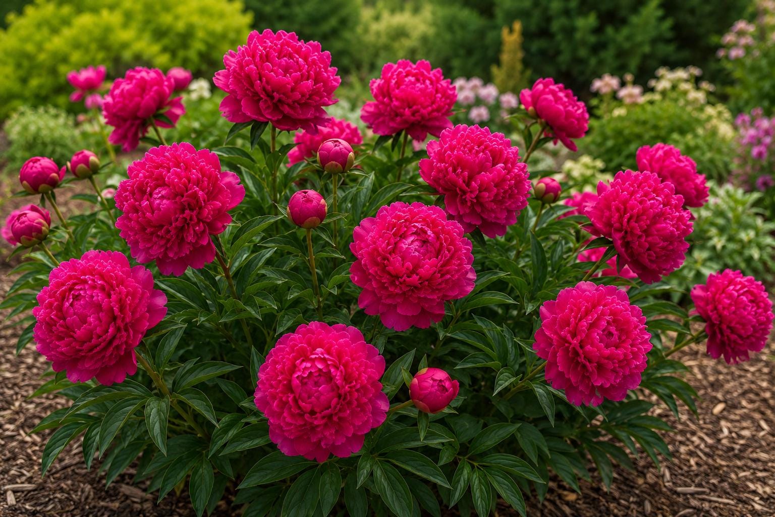 Felix Supreme Double Peony Bulb Root - Perennial Flower Plant - Paeonia ...