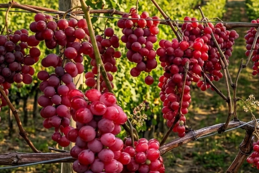 Vitis Ruby Ruby Red Seedless Grape Plant - 1-2 Year Old - Pruned, Ready for ...