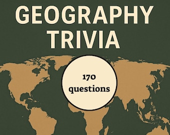 El mejor juego de trivia de geografía: ¡170 preguntas en 4 niveles!