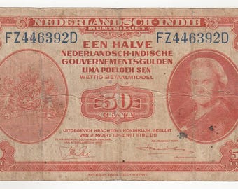 1950年代のオランダ紙幣、戦後のギルダー紙幣 - Etsy 日本