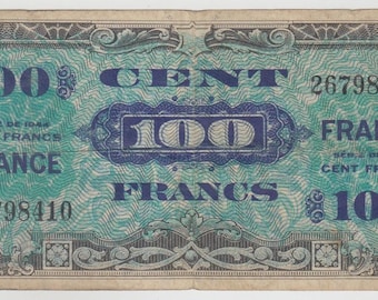 フランス 500 フランと 50 フラン 1940 年代 - 1950 年代 カラフルな