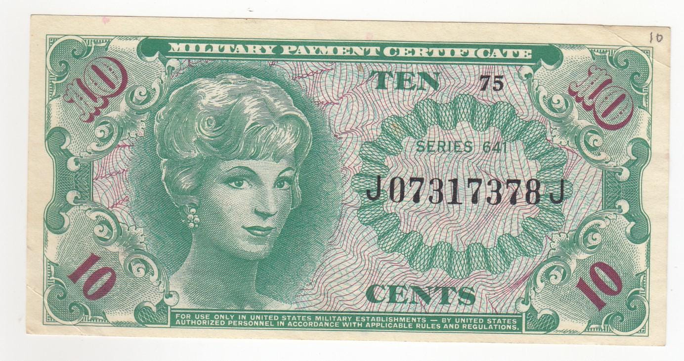 Military payment certificate - Etsy 日本