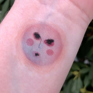 Blood Moon Temporary Tattoo