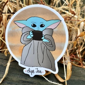 Infant Alien Creature Vinyl Sticker