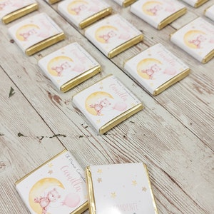 Cioccolatini segnaposto Orsetto, nascita, battesimo, comunione, compleanno, personalizzato, bambini, confetti, party kit orso, invito social