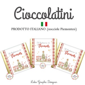 CIOCCOLATINI ANIMALI bosco a natale, nascita, battesimo, compleanno, personalizzati, segnaposto, bambini, bomboniera, party kit, natale 2023