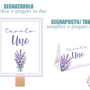 SEGNATAVOLO, SEGNAPOSTO, lavanda, battesimo, compleanno, comunione, cresima, matrimonio, laurea, menù, tag bomboniera, cioccolatini, fiori
