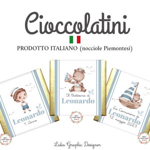 CIOCCOLATINI ORSETTO MARINAIO, nascita, battesimo, compleanno, personalizzati, segnaposto, bambini, bomboniera, party kit orsetto, mare