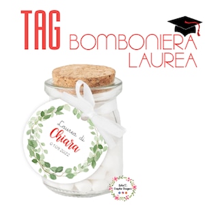 BIGLIETTINO per confetti Bomboniera Laurea, scatola confetti, idea regalo, cioccolatini laurea, infermieristica, oro, verde, rosso, nero