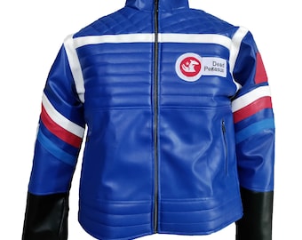 Giacca da uomo Party Poison / Giacca punk blu My Chemical Romance / Ideale per Halloween e cosplay