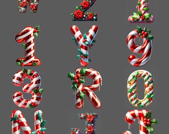 Candy Cane Xmas PNG - Funny Christmas Holiday Decor Clipart, Retro Sublimation Digital Download