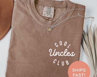 Camiseta Cool Uncles Club, camiseta de anuncio de embarazo para tío, camiseta Cool Uncle, camiseta de nuevo tío, regalo para el futuro tío