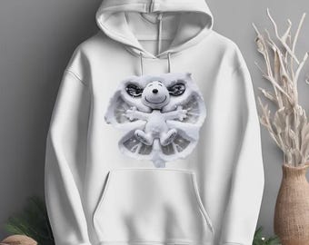 Camisa para perro Winter Snow Angel, sudadera acogedora para las fiestas