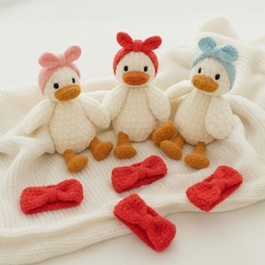 Sleepy Duck Crochet Pattern, Amigurumi Plush Toy (PDF Pattern) image 7