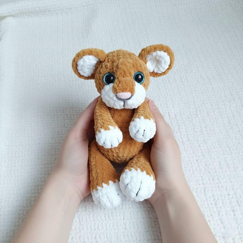 Lion Amigurumi Crochet Pattern, Plush Tiger Toy (PDF Download) - Etsy