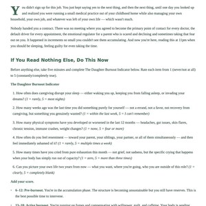 Caregiver Burnout Guide for Daughters — When You're the Only One Showing Up (Instant Download PDF) image 4