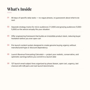 Product Launch Blueprint, Day-by-Day Strategy (Digital Download) image 6