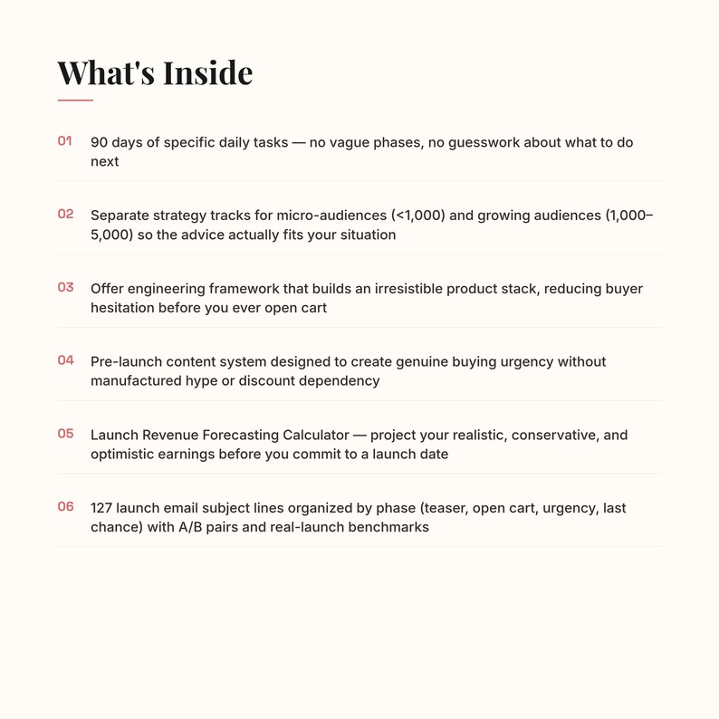 Product Launch Blueprint, Day-by-Day Strategy (Digital Download) image 6
