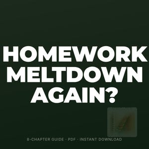 Dyslexia Homework Help — End the Nightly Meltdown With a Color-Coded Assignment Decoder (Instant Download PDF)