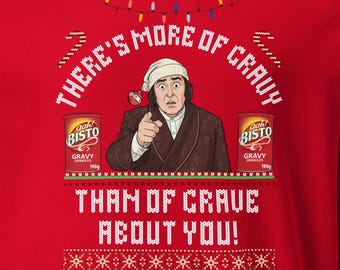 Muppets Christmas Carol Sweatshirt | "More Gravy Than Grave" Holiday Sweater | Christmas Jumper