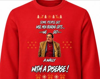 Only Fools and Horses Wise Men Bearing Gifts Christmas Jumper | Thicker Than Water | Unisex Christmas Sweatshirt | Del Boy Christmas Jumper