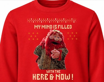 Christmas Present Muppet Christmas Carol Sweatshirt | Here and Now | Christmas Jumper | Unisex