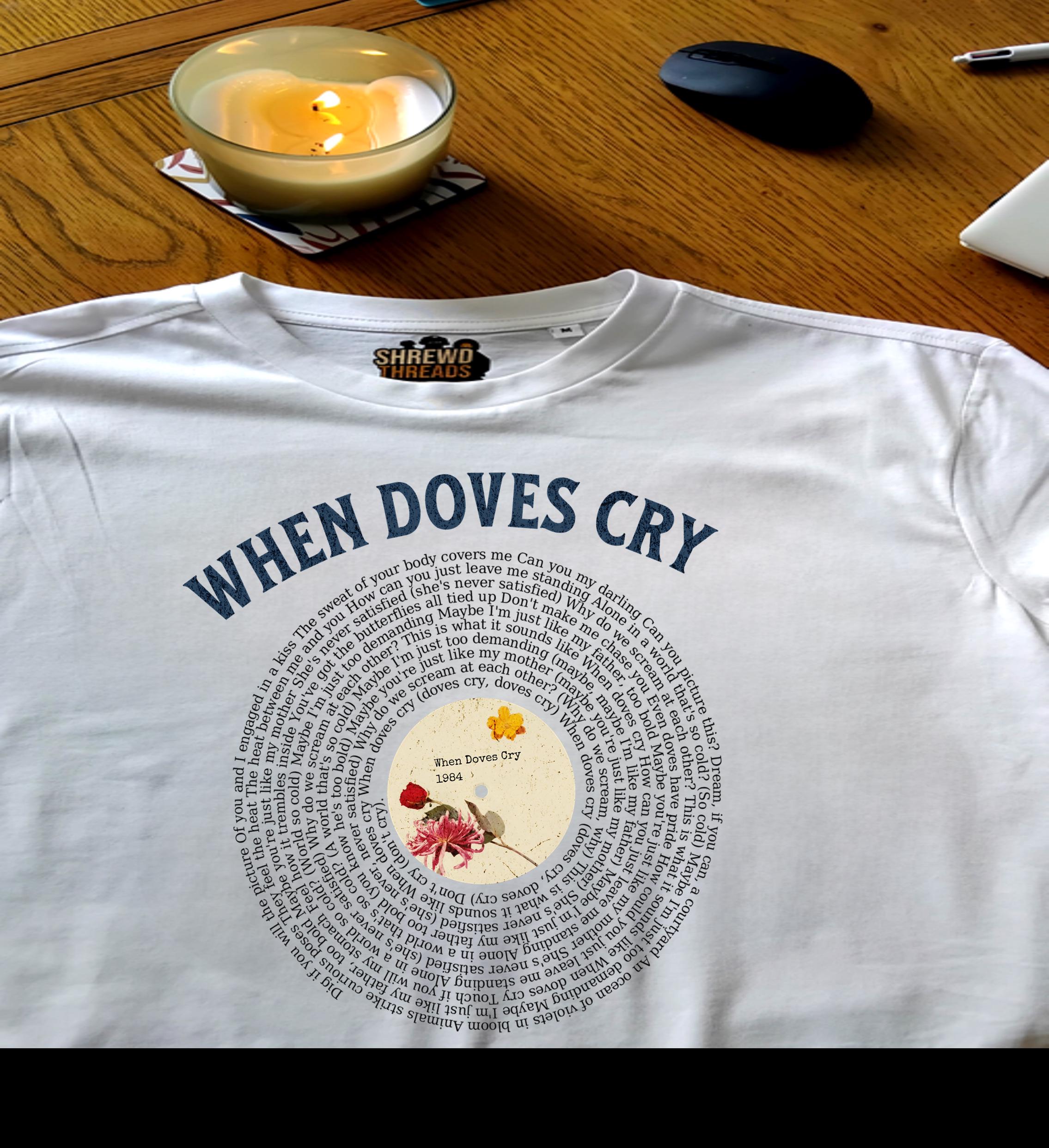 Prince T Shirt When Doves Cry - Etsy