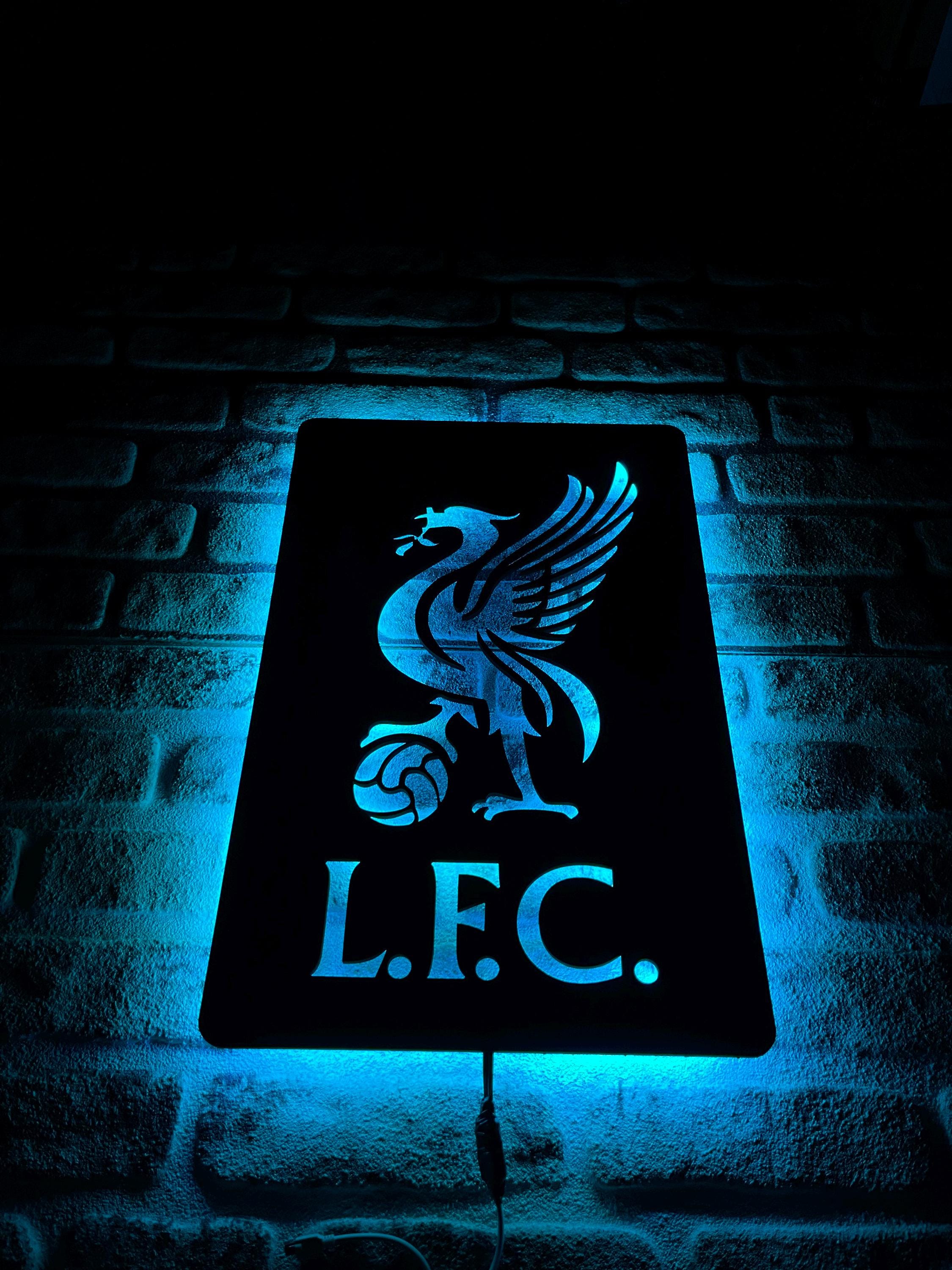 Liverpool Led Sign Liverpool FC Lighted Sign, Liverpool FC Wall Decor, Liverpool FC Wall ...