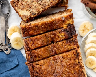 Pan de plátano húmedo clásico: suave, esponjoso y fácil de hacer en casa.