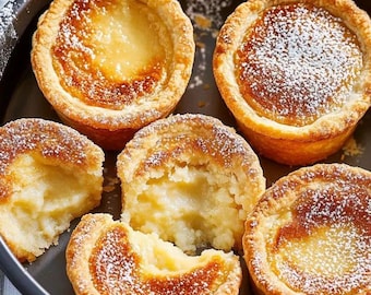 Ricetta per Baby Lemon Impossible Pies / Dessert facile / Download immediato / Download PDF