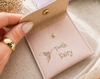 Tooth Fairy Keepsake, Soft Tooth Fairy Pouch, Lost Tooth Bag, First Tooth