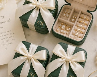 Regalo para damas de honor / Joyero / Regalo personalizado para la fiesta nupcial / Organizador de joyas