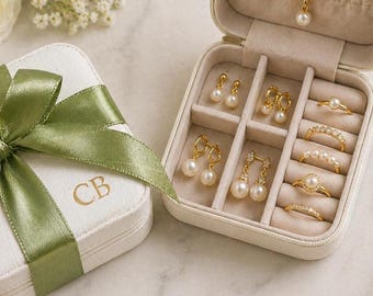 Brautjungfer Geschenk | Schmuckkästchen | Personalisiertes Geschenk für Brautparty | Schmuck Organizer