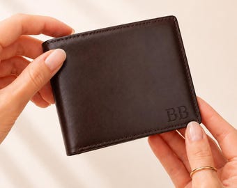 Genuine Leather Wallet | Custom Wallet | Mens Wallet | Engraved Wallet | Personalized Wallet