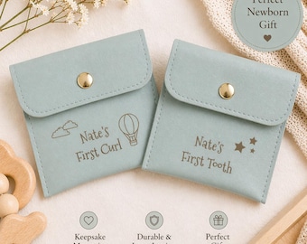 Baby Keepsake, First Curl Box , New Baby Gift Set, Christening, Baby Shower Gift, Lock of Hair